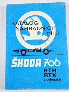 Škoda 706 RTH - RTK - podvozky - katalog náhradních dílů - 1979 - LIAZ