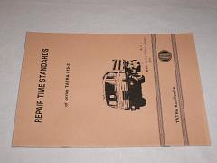 Tatra 815-2 - Repair time standards of lorries - 1990