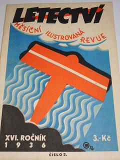 Letectví 2/1936 - měsíční ilustrovaná revue - XVI. ročník