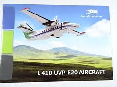 L 410 UVP-E20 Aircraft - prospekt - LET Aircraft Industries Kunovice