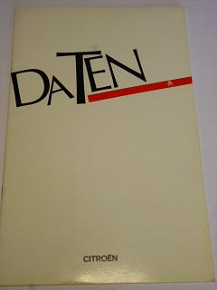 Citroën - Daten - 1991 - prospekt