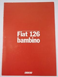 Fiat 126 bambino - prospekt - 1981