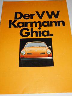 Volkswagen - Karmann Ghia - 1971 - prospekt