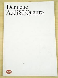 Audi 80 Quattro - prospekt - 1983