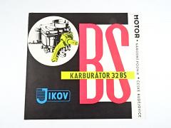 Jikov - karburátor 32 BS - prospekt - 1969 - Škoda