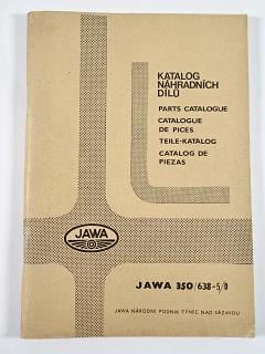 JAWA 350/638-5/0 - katalog náhradních dílů