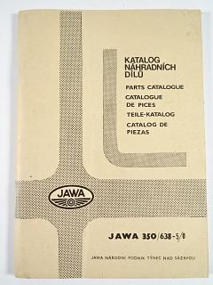 JAWA 350/638-5/0 - katalog náhradních dílů