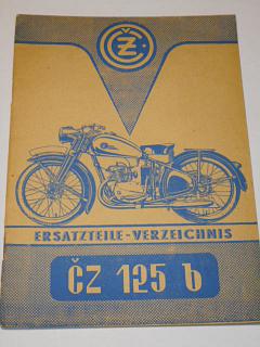 ČZ 125 b - 1947 - Ersatzteile - Verzeichnis