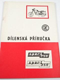 ČZ Sport 250/471, 350/472 - dílenská příručka - 1976