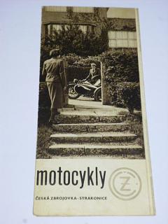 ČZ - Motocykly ČZ - 98, 175, 250, 500, sidecar  - 1938 - prospekt