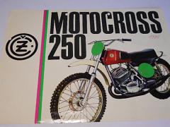 ČZ 250 - 980.07 motocross -  Motokov - prospekt - 1978