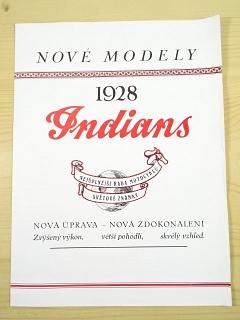 Indian - nové modely 1928 - prospekt - REPRINT!!!