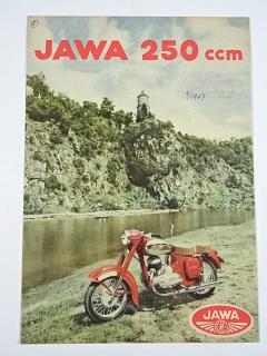 JAWA-ČZ 250 typ 353/03 - 1958 - prospekt - Mototechna