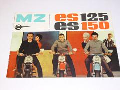 MZ es 125 es 150 - 1962 - prospekt