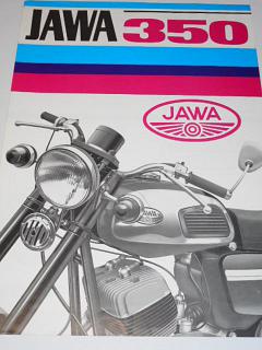 JAWA 350/634-5 - Motokov - prospekt - anglicky