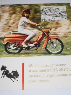 JAWA 50/05 sport - prospekt - Motokov