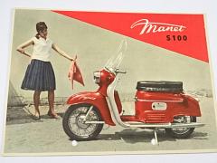 Manet S 100 - skútr - 1962 - prospekt - Motokov