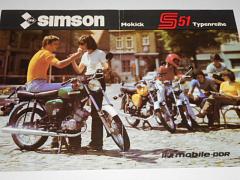 Simson Mokick S 51 Typenreihe - 1981 - prospekt