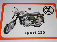 ČZ sport 250 - 471-0 - prospekt