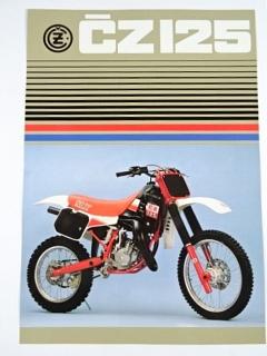 ČZ 125 typ 519 - Motokov - 1990 - prospekt
