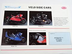 JAWA 350/640 +Velorex 562, 700 - Velo Side Cars - prospekt - Velorexport Žamberk