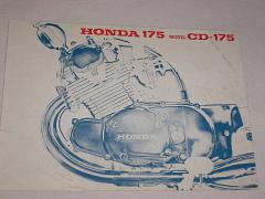 Honda 175 model CD-175 - 1967 - prospekt