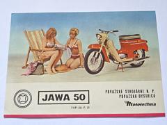 JAWA 50 typ 20 a 21 - prospekt - Mototechna