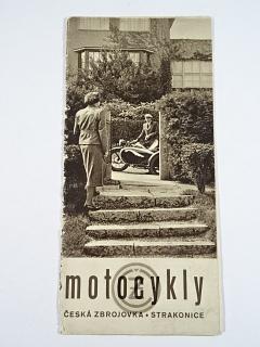 ČZ - Motocykly ČZ - 98, 175, 250, 500, sidecar  - 1938 - prospekt