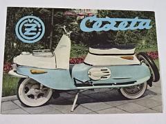 ČZ 175 - Čezeta - skútr - Motorroller - 1961 - prospekt - Motokov