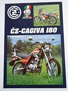 ČZ-Cagiva 180 - prospekt