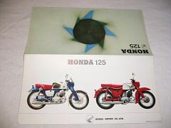 Honda 125 - prospekt - 1961