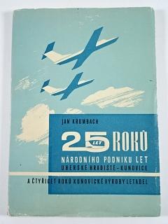 25 roků národního podniku LET Uherské Hradiště - Kunovice a čtyřicet roků kunovické výroby letadel - Jan Krumbach - 1976