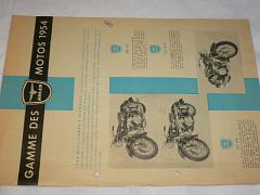 Adler - Gmme des Adler motos 1954 - prospekt