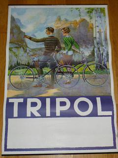Tripol - jízdní kola - plakát - reklama