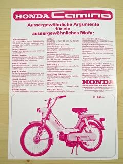 Honda - Camino - prospekt - 1977