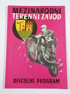 Holice - Mezinárodní motocross - 11. 6. 1961 - program + proposice