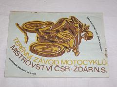 Žďár n. S. - Hamerské doliny - mistrovství ČSR - 31. 8. 1975
