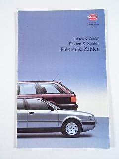 Audi 80, Coupé, Coupé S 2, Cabriolet, 100, S 4, Avant, V 8 - Fakten a Zahlen - prospekt