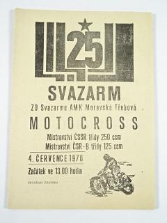 Moravská Třebová - motocross - 4. 7. 1976