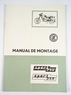 ČZ 250/471, 350/472 - Manual de montage - 1975