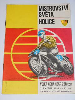 Mistrovství světa Holice, Velká cena ČSSR 250 ccm - 3. 5. 1969 - program
