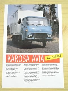 Karosa Avia A 31.1.N SKS - prospekt