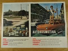 Autokosmetika Spolana - plakát - Škoda 1000 MB