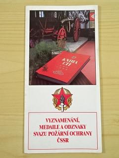 Vyznamenání, medaile a odznaky Svazu požární ochrany ČSSR