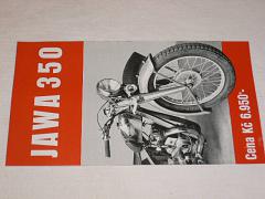 JAWA 350 SV  - prospekt - REPRINT!!!