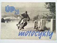 Manet 90, ČZ 125 t, Jawa 250, Ogar 350 pérák - ÚP 20 motocykly - prosekt - REPRINT!