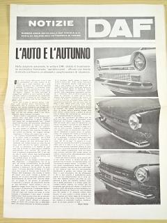 DAF - Notizie - numero unico edito dalla DAF Italia S. p. A. per 51 Salone dell'Automobile di Torino