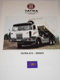 Tatra 815 - 260S23 28 255 6x6.2 - three-axle dump truck - prospekt