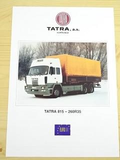 Tatra 815 - 260R35 28 255 6x6.2 - three-axle chassis - prospekt