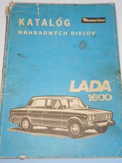 Lada 1600 - katalóg náhradných dielov - 1982 - Mototechna